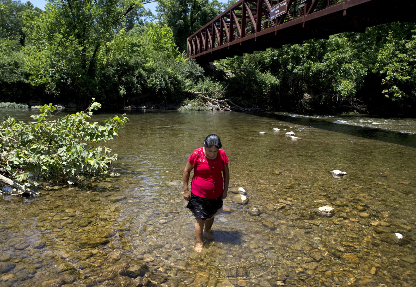 Roanoke finds natural ways to chill on a summer day